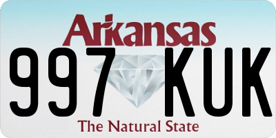 AR license plate 997KUK