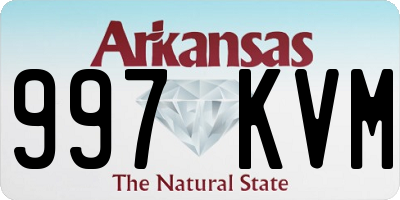 AR license plate 997KVM