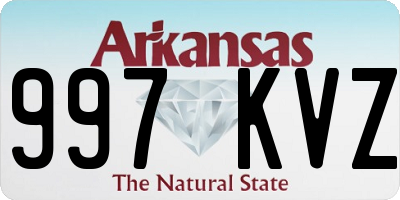 AR license plate 997KVZ