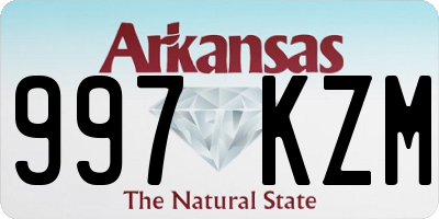 AR license plate 997KZM