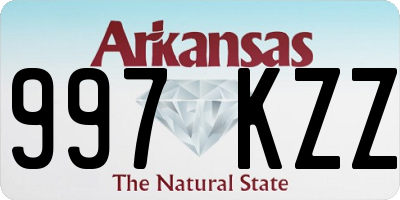 AR license plate 997KZZ