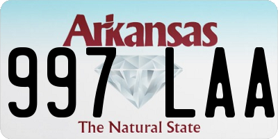 AR license plate 997LAA
