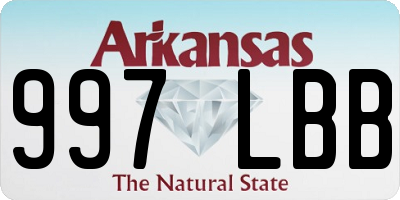 AR license plate 997LBB