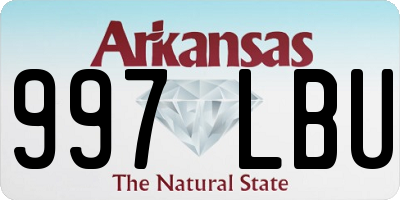 AR license plate 997LBU