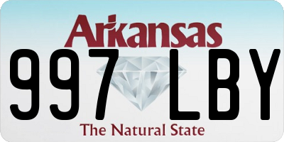 AR license plate 997LBY