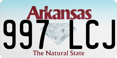 AR license plate 997LCJ