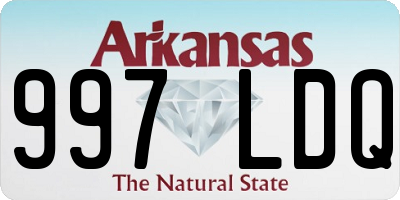 AR license plate 997LDQ