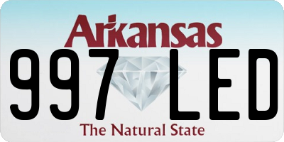 AR license plate 997LED