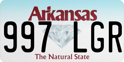 AR license plate 997LGR