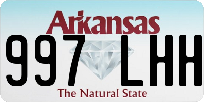 AR license plate 997LHH