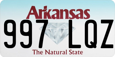 AR license plate 997LQZ