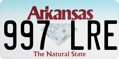 AR license plate 997LRE