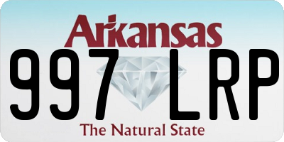 AR license plate 997LRP