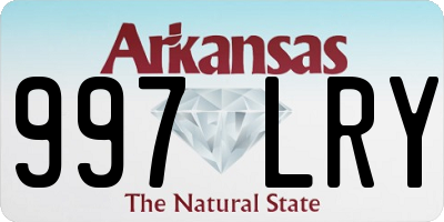 AR license plate 997LRY