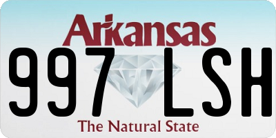 AR license plate 997LSH