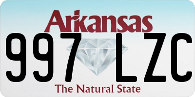 AR license plate 997LZC