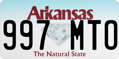 AR license plate 997MTO