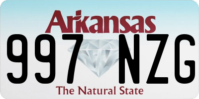 AR license plate 997NZG
