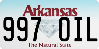AR license plate 997OIL