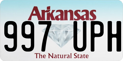 AR license plate 997UPH