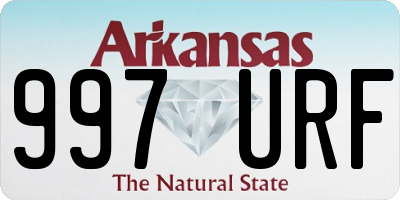 AR license plate 997URF