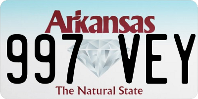 AR license plate 997VEY