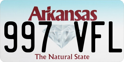 AR license plate 997VFL