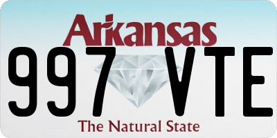 AR license plate 997VTE