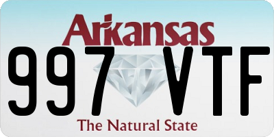 AR license plate 997VTF