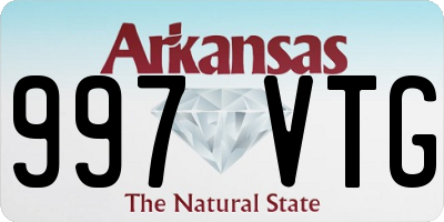 AR license plate 997VTG