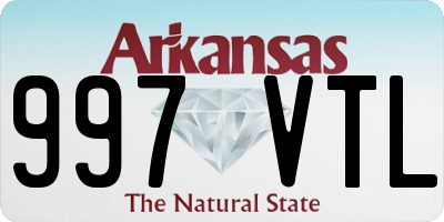 AR license plate 997VTL
