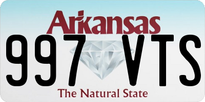 AR license plate 997VTS