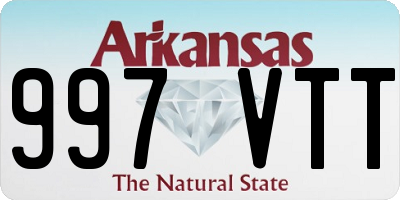 AR license plate 997VTT