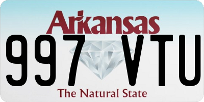 AR license plate 997VTU