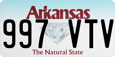 AR license plate 997VTV