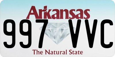 AR license plate 997VVC