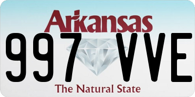 AR license plate 997VVE