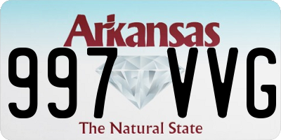 AR license plate 997VVG