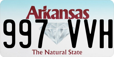 AR license plate 997VVH