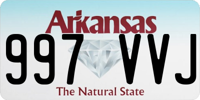 AR license plate 997VVJ
