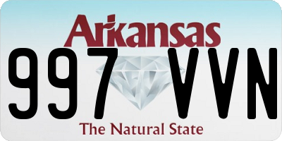 AR license plate 997VVN