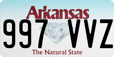 AR license plate 997VVZ