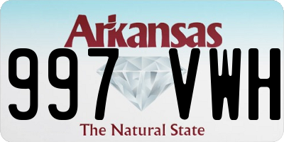 AR license plate 997VWH