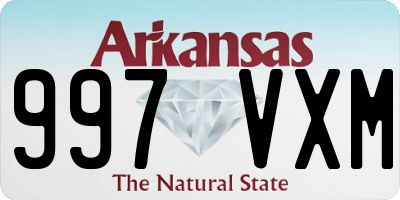 AR license plate 997VXM