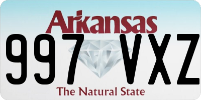 AR license plate 997VXZ