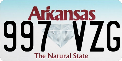 AR license plate 997VZG