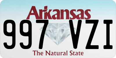 AR license plate 997VZI