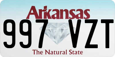 AR license plate 997VZT