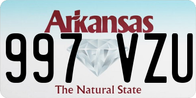 AR license plate 997VZU