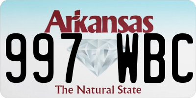 AR license plate 997WBC